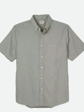 Faherty Breeze Short Sleeve Shirt XL Sage Green